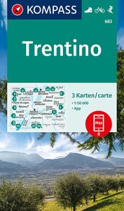 Wandelkaart - Fietskaart 683 Trentino | Kompass