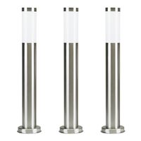 Lech 2 (set van 3 stuks) RVS Tuinlamp