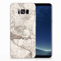 Samsung Galaxy S8 Plus TPU Siliconen Hoesje Marmer Beige