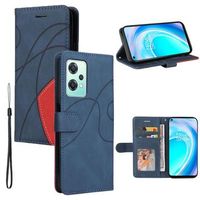 Bi-Color Series OnePlus Nord CE 2 Lite 5G Wallet Case - Blauw - thumbnail