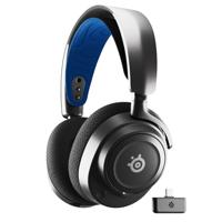 SteelSeries Arctis Nova 7P Wireless multiplatform gamingheadset- Neodymium magneet drivers- 2,4-GHz + combineerbare bluetooth- 38 uur USB-C-accu- ClearCast Gen2 AI-microfoon- PS5, PC,Switch 2 ,mobiel