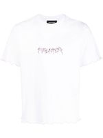 Palmer t-shirt à logo imprimé - Blanc