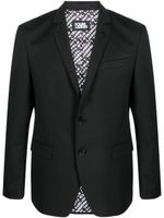 Karl Lagerfeld blazer Clever à simple boutonnage - Noir