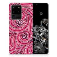 Samsung Galaxy S20 Ultra Hoesje maken Swirl Pink - thumbnail