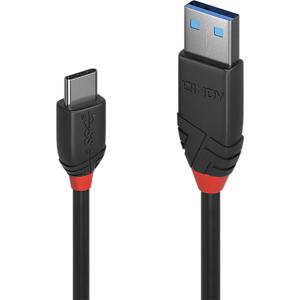 LINDY USB-kabel USB 3.2 Gen1 (USB 3.0 / USB 3.1 Gen1) USB-C stekker, USB-A stekker 0.50 m Zwart 36915