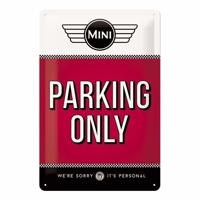 Nostalgic Art wandbord/muurplaatje - metaal - Mini Parking Only - 20 x 30 cm - thumbnail