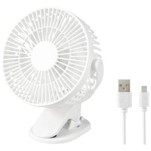 Renkforce RF-USBF-510-WH USB-ventilator Zwenkbaar, In hoogte verstelbaar (Ø x h) 150 mm x 166 mm Wit