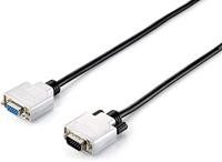 Equip VGA-verlenging (D-SUB15 St/Bu 10,00 m HQ) zwart