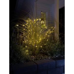 Konstsmide 6597-879 Micro-lichtketting met app-besturing Druppel Buiten Energielabel: G (A - G) werkt op het lichtnet Aantal lampen 100 LED Barnsteen Verlichte