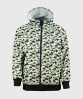 MOM - Softshell Waterproof Hoodie Camouflage Grey And Green