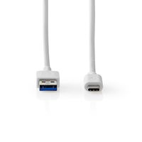 USB-Kabel | USB 3.2 Gen 1 | USB-A Male | USB-C© Male | 5 Gbps | Vernikkeld | 1.00 m | Rond | PVC | - thumbnail