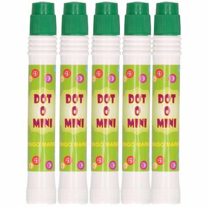 5x Bingo stiften/markers groen