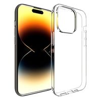 iPhone 15 Pro Antislip TPU Hoesje - Doorzichtig - thumbnail