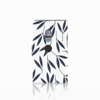 Sony Xperia XZ2 Hoesje Leaves Blue