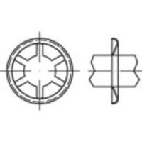 TOOLCRAFT 159384 As-klemringen Buitendiameter: 15 mm 88122 Verenstaal Gebruineerd 500 stuk(s)