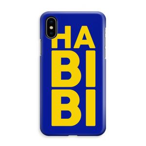 Habibi Blue: iPhone XS Max Volledig Geprint Hoesje