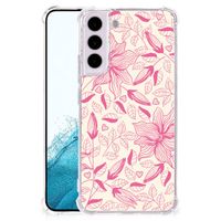 Samsung Galaxy S22 Case Pink Flowers - thumbnail