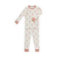 Fresk 2-delige pyjama lobster coral Maat