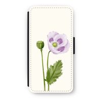 Purple poppy: iPhone 8 Plus Flip Hoesje