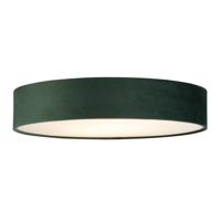 Searchlight Plafondlamp Drum Pleat 50cm groen velvet 23298-3GR - thumbnail