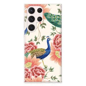 TPU Hoesje voor Samsung Galaxy S23 Ultra Pink Peacock