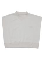 MM6 Maison Margiela Kids t-shirt en coton à motif signature - Gris - thumbnail