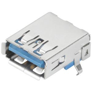 USB-stekkeraansluiting 3.0 Bus, inbouw horizontaal USB3.0A T1H 2.3N4 TY BL 2563550000 Weidmüller 208 stuk(s)