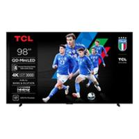 TCL 98C7K 98 inch QD-Mini LED-tv, 4K HDR Premium 3000, Smart Google TV met 144Hz Motion Clarity Pro (Dolby Vision IQ & Atmos, CrystGlow HVA Panel, Audio van Bang & Olufsen, Game Master)