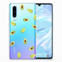 Huawei P30 Siliconen Case Avocado - thumbnail