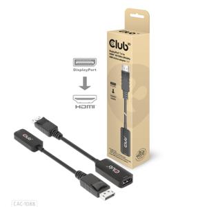 club3D AV Adapter Adapter DisplayPort 1.4 - HDMI [HDMI - DisplayPort] 3840 x 2160 Pixel