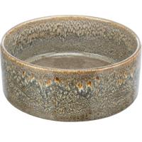 TRIXIE - Keramische hondenbak, 0,9 l/ø 16 cm, bruin