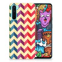 OnePlus Nord TPU bumper Zigzag Multi Color