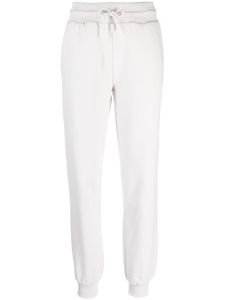 Patrizia Pepe pantalon de jogging à logo appliqué - Gris