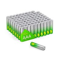 GP AAA Micro Super Alkaline batterijen, LR03, 1,5 V, 80 stuks, ideaal voor de stroomvoorziening van apparaten voor dagelijks gebruik - de nieuwe G-TECH-technologie