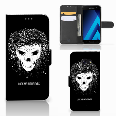 Telefoonhoesje met Naam Samsung Galaxy A5 2017 Skull Hair Telefoonhoesje met Naam Samsung Galaxy A5 2017 Skull Hair