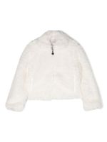 Stella McCartney Kids veste en fourrure artificielle - Tons neutres