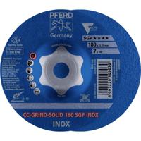 PFERD 64189180 CC-GRIND-SOLID 180 SGP INOX Schuurschijf Diameter 180 mm Boordiameter 22.23 mm 10 stuk(s) - thumbnail