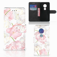 Motorola Moto G7 Play Hoesje Lovely Flowers - thumbnail