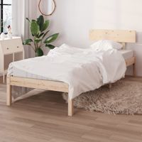 Bedframe massief grenenhout 75x190 cm UK Small Single