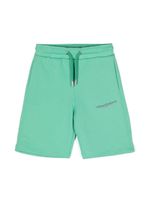 Diesel Kids short de sport à logo imprimé - Vert