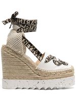 Stella McCartney espadrilles Gaia 140 mm à semelle compensée - Blanc - thumbnail