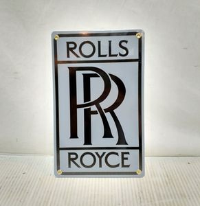 Rolls Royce Emaille Bord