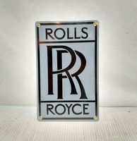 Rolls Royce Emaille Bord - thumbnail