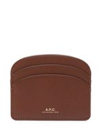 A.P.C. porte-cartes Half-Moon - Marron - thumbnail