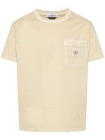 Stone Island t-shirt en coton à patch logo - Tons neutres - thumbnail