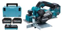 Makita KP001GM201 | 40V Max | Accu Schaafmachine | 82 mm | 4,0 Ah accu (2 st) | Snellader | in Mbox KP001GM201 - thumbnail