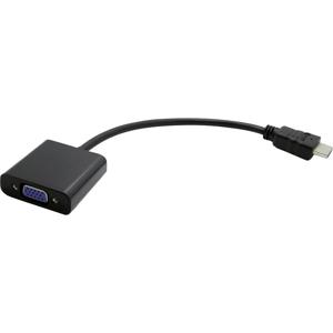 Value 12.99.3114 HDMI-kabel HDMI / VGA Adapterkabel HDMI-A-stekker, VGA-bus 15-polig 0.15 m Zwart