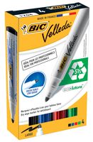 Bic whiteboardmarker 1701 doos van 4 stuks in geassorteerde kleuren - thumbnail