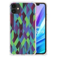 Apple iPhone 11 Shockproof Case Abstract Green Blue