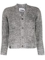 izzue cardigan à taille ceinturée - Argent